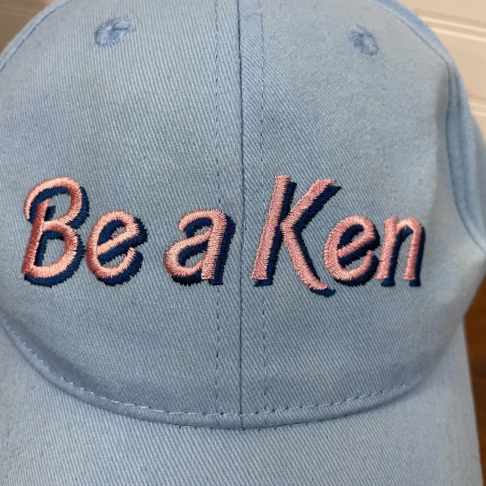 “Be a Ken” Baby Blue Barbie Adjustable Embroidered Hat EUC - Picture 7 of 8